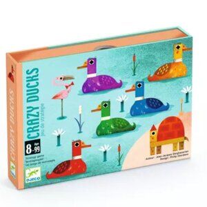 Djeco Strategy Card Game Crazy Ducks (Multilingue)    for Age 8+ New Sealed